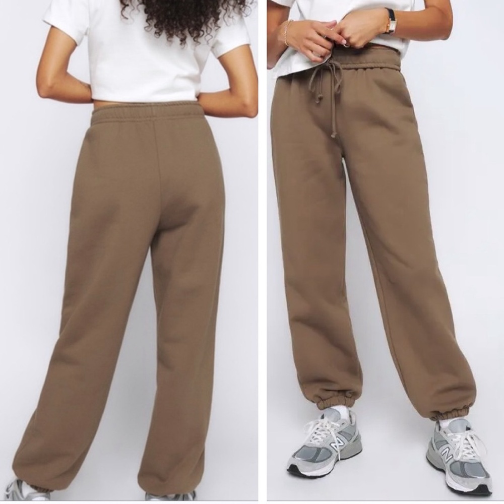 REFORMATION Boyfriend Sweatpant in Teak Brown Sz. XSmall